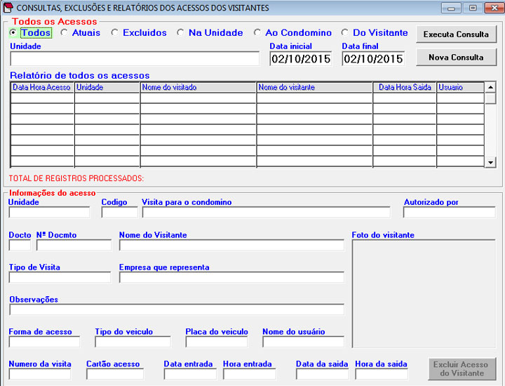 Programa de Controle de Acesso para Condôminos